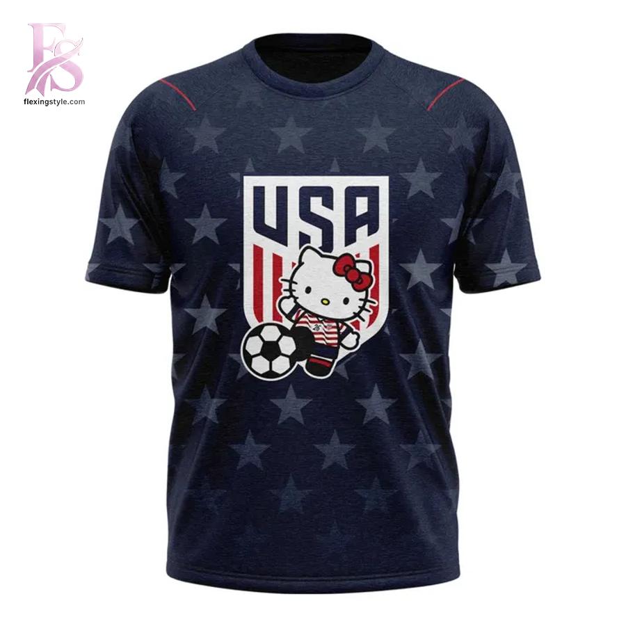 Navy US Soccer x Hello Kitty T Shirt 2 featuring a standout look with carefully crafted details.
