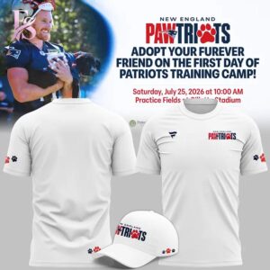 Close-up image of New England Pawtriots Navy T Shirt 2026 2 showcasing its distinctive craftsmanship.