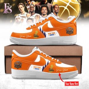 Premium look of New York Knicks 2026 NBA Finals Champions Nike Air Force 1 1 with eye-catching details and quality craftsmanship.