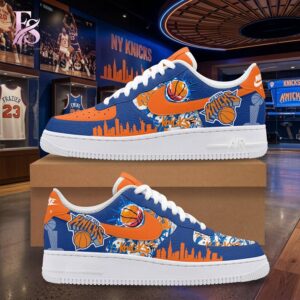 Premium look of New York Knicks Air Force Shoes 2 with eye-catching details and quality craftsmanship.