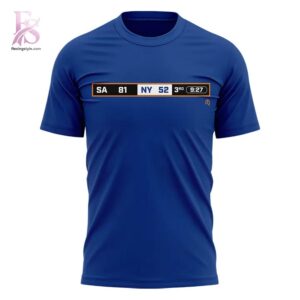 Premium view of New York Knicks vs Spurs Game 4 T Shirt 2 with a bold design and everyday appeal.