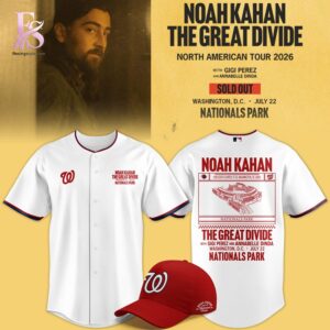 Noah Kahan Washington Nationals Baseball Jersey 1 stylish fashion apparel for everyday casual wear with modern design and premium comfort