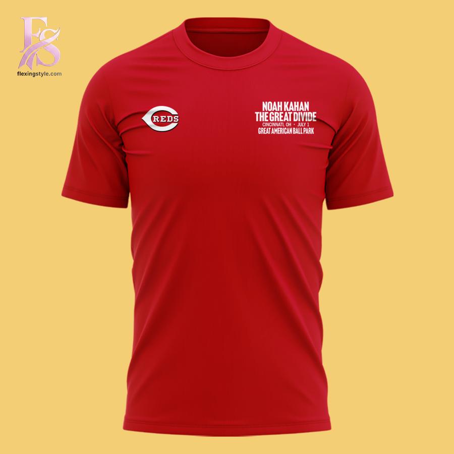 Premium view of Noah Kahan x Cincinnati Reds Shirt 2026 2 with a bold design and everyday appeal.