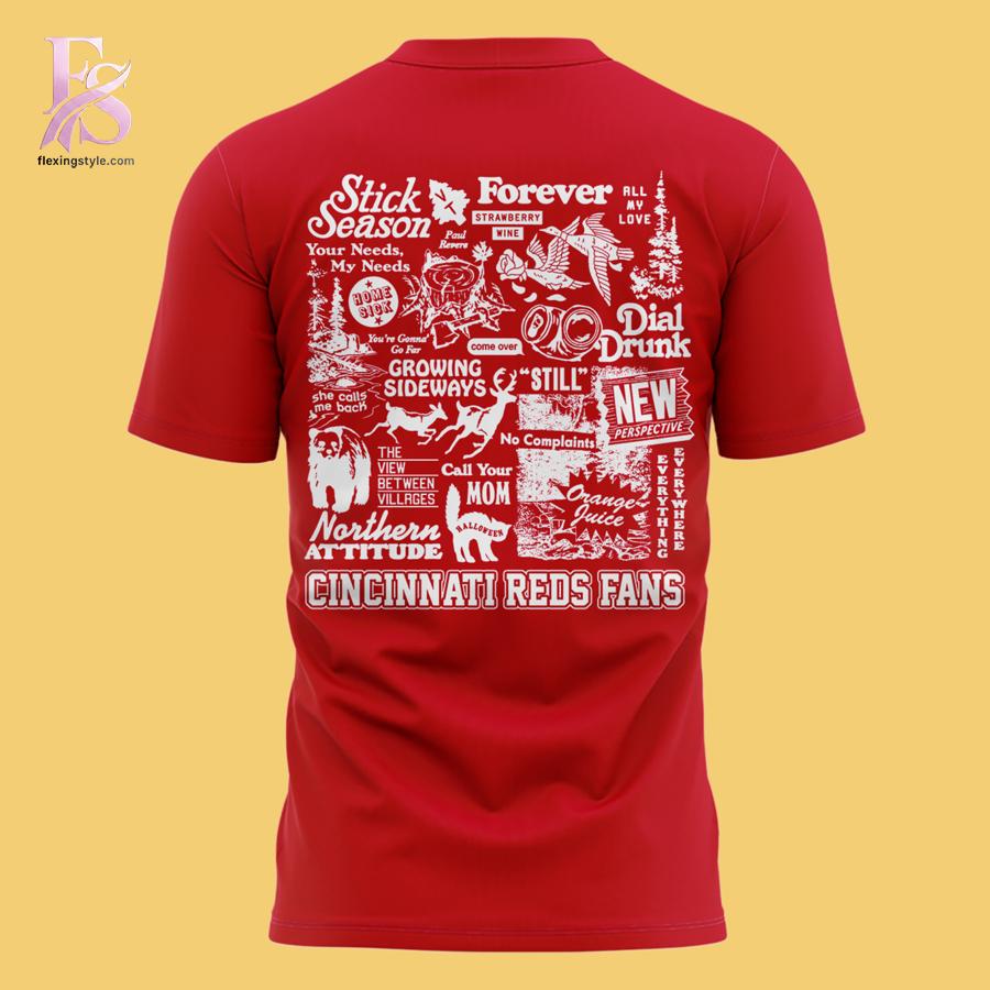 Premium view of Noah Kahan x Cincinnati Reds Shirt 2026 3 with a bold design and everyday appeal.