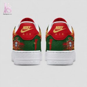 Premium look of Portugal Team Nike Air Force 1 2 with eye-catching details and quality craftsmanship.