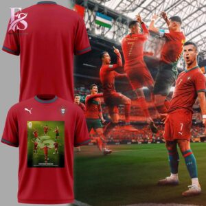 Six Fifa World Cup Tournament Cristiano Ronaldo Portugal F C Shirt 1 featuring a standout look with carefully crafted details.