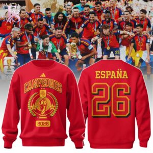 Spain Campeones 2026 Victory Hoodie 2 stylish fashion apparel for everyday casual wear with modern design and premium comfort