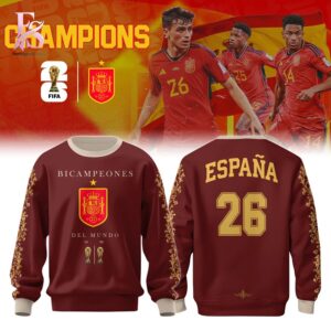 Premium look of Spain Campeones 2026 Victory TShirt 2 with eye-catching details and quality craftsmanship.