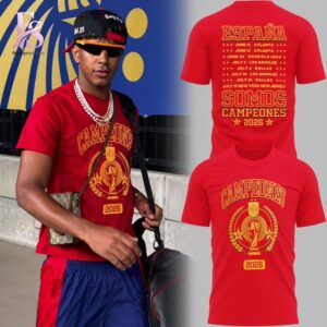 Premium look of Spain National Team 2026 FIFA World Cup Champions Somos Campeones T Shirt 1 with eye-catching details and quality craftsmanship.