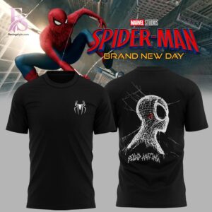 Close-up image of Spider Man Brand New Day Shirt 1 showcasing its distinctive craftsmanship.