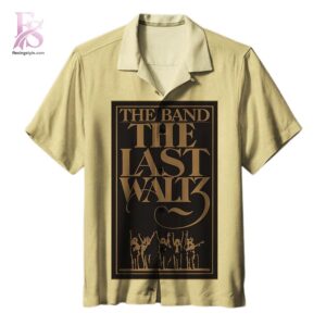 Close-up image of The Band The Last Waltz Hawaiian Shirt 1 showcasing its distinctive craftsmanship.