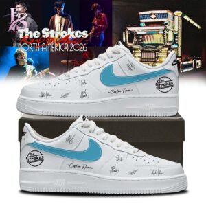 Premium view of The Strokes Reality Awaits North America Air Force Shoes 2 with a bold design and everyday appeal.