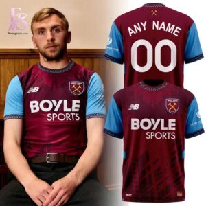 Contemporary fashion apparel in West Ham 26 27 Elite Home Soccer Shirt 1 featuring a clean design, quality materials, and a comfortable fit for daily wear.