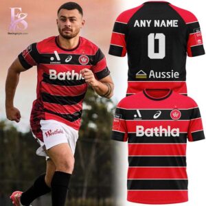 Contemporary fashion apparel in Western Sydney Wanderers FC Shirt 1 featuring a clean design, quality materials, and a comfortable fit for daily wear.
