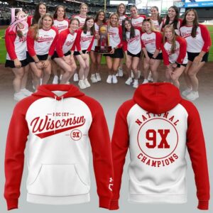 Premium view of Wisconsin 2026 WOMEN S HOCKEY NATIONAL CHAMPIONS Hoodie 1 with a bold design and everyday appeal.