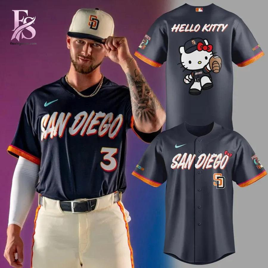 2026 San Diego Padres x Hello Kitty City Connect Baseball Jersey 1 stylish fashion apparel for everyday casual wear with modern design and premium comfort