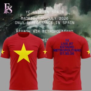 2026 Ye Live Concert Tour SPAIN MADRID T shirt 1 stylish fashion apparel for everyday casual wear with modern design and premium comfort