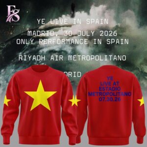 2026 Ye Live Concert Tour SPAIN MADRID T shirt 2 stylish fashion apparel for everyday casual wear with modern design and premium comfort