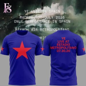 2026 Ye Live Concert Tour SPAIN MADRID T shirt 4 stylish fashion apparel for everyday casual wear with modern design and premium comfort