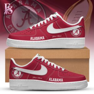 Alabama Crimson Tide CUSTOM Air Force Shoes 1 stylish fashion apparel for everyday casual wear with modern design and premium comfort