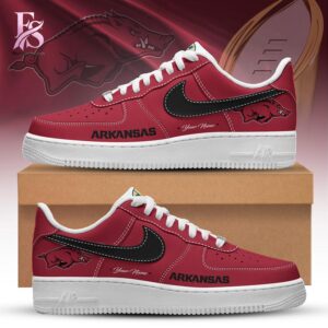 Arkansas Razorbacks CUSTOM Air Force Shoes 1 stylish fashion apparel for everyday casual wear with modern design and premium comfort