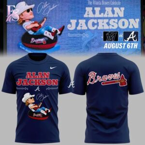 Atlanta Braves Alan Jackson Celebration Night 2026 T shirt 1 stylish fashion apparel for everyday casual wear with modern design and premium comfort