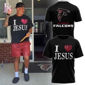 Atlanta Falcons I LOVE Jesus Shirt 1 stylish fashion apparel for everyday casual wear with modern design and premium comfort