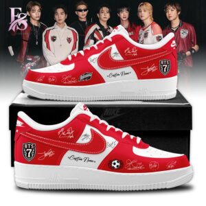 BTS FIFA World Cup Finals Half Time Show Nike Air Force 1 1 stylish fashion apparel for everyday casual wear with modern design and premium comfort