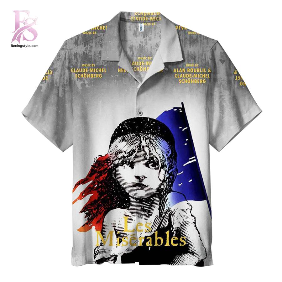 Claude Michel Schonberg Les Miserables Hawaiian Shirt 1 stylish fashion apparel for everyday casual wear with modern design and premium comfort