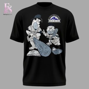 Colorado Rockies x The Flintstones T Shirt 2 stylish fashion apparel for everyday casual wear with modern design and premium comfort