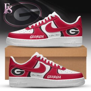 Georgia Bulldogs CUSTOM Air Force Shoes 1 stylish fashion apparel for everyday casual wear with modern design and premium comfort