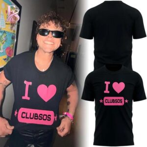 I Love CLUBSOS T Shirt 1 stylish fashion apparel for everyday casual wear with modern design and premium comfort