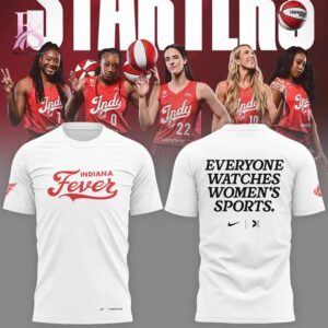 Indiana Fever Everyone Watches Womens Sports Hoodie 4 stylish fashion apparel for everyday casual wear with modern design and premium comfort