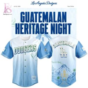 Los Angeles Dodgers 2026 Guatemalan Heritage Night Jersey 1 stylish fashion apparel for everyday casual wear with modern design and premium comfort