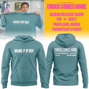 MAINE POP BOY Chuck Comes Home 2026 T shirt 3 stylish fashion apparel for everyday casual wear with modern design and premium comfort