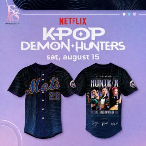New York Mets x KPop Demon Hunters The Takedown Tour Jersey 1 stylish fashion apparel for everyday casual wear with modern design and premium comfort
