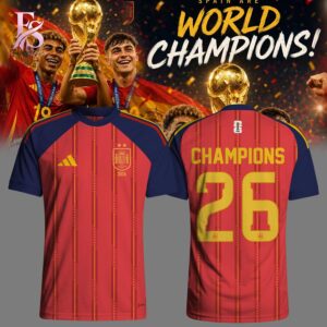 Spain World Cup Champions 2026 Football Jersey 1 stylish fashion apparel for everyday casual wear with modern design and premium comfort