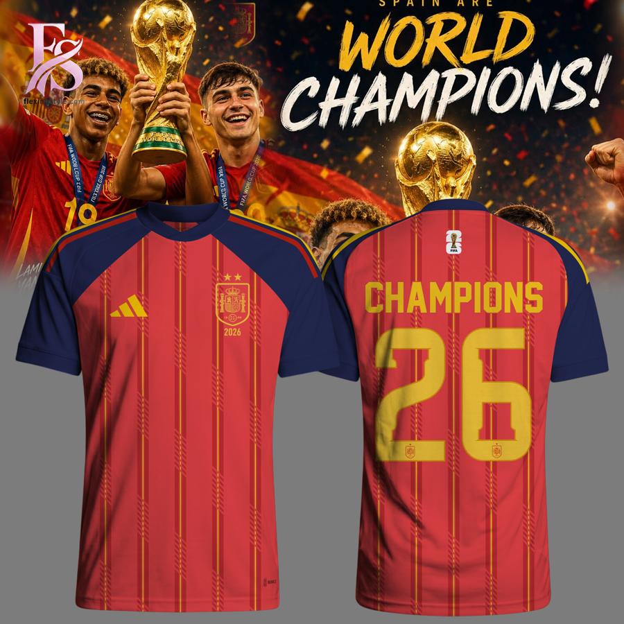 Spain World Cup Champions 2026 Football Jersey 1 stylish fashion apparel for everyday casual wear with modern design and premium comfort
