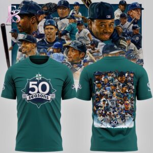 The 50 greatest Mariners players of all time T shirt 1 stylish fashion apparel for everyday casual wear with modern design and premium comfort