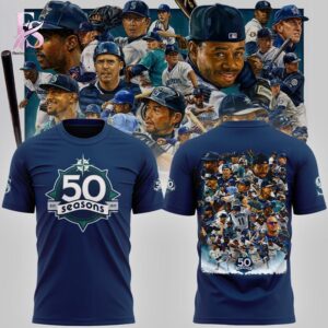 The 50 greatest Mariners players of all time T shirt 4 stylish fashion apparel for everyday casual wear with modern design and premium comfort