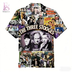The Three Stooges Hawaiian Shirt 1 stylish fashion apparel for everyday casual wear with modern design and premium comfort