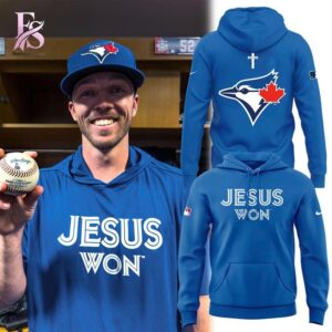 Toronto Blue Jays Jesus Won Hoodie 1 stylish fashion apparel for everyday casual wear with modern design and premium comfort