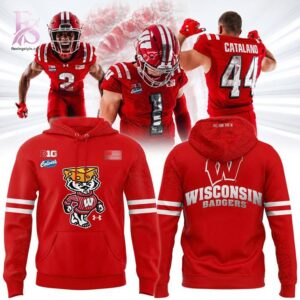 Wisconsin Badgers Football New 2026 Hoodie 1 stylish fashion apparel for everyday casual wear with modern design and premium comfort