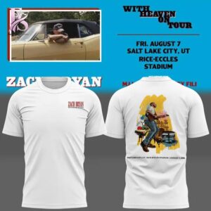 Zach Bryan Salt Lake City UT Event With Heaven On Tour 2026 Hoodie 4 stylish fashion apparel for everyday casual wear with modern design and premium comfort