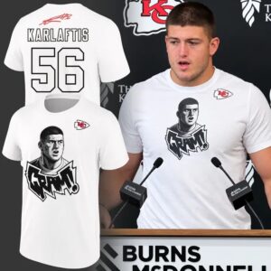 2026 George Karlaftis Kansas City Chiefs Signatures T Shirt 1 stylish fashion apparel for everyday casual wear with modern design and premium comfort