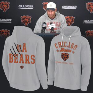 Coach Johnson Chicago Bears Pullover Hoodie 1 stylish fashion apparel for everyday casual wear with modern design and premium comfort