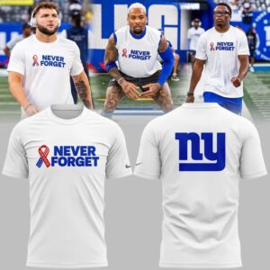 New York Giants Never Forget T Shirt 1 stylish fashion apparel for everyday casual wear with modern design and premium comfort